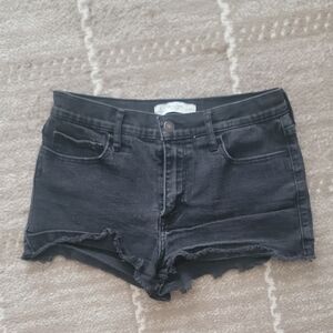 Abercrombie & Fitch Black Jean Shorts